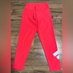 adidas Originals Kids Bright Pink Leggings with White Stripes